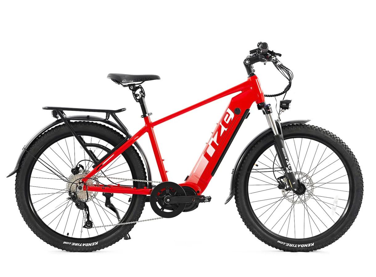 Rize RX Mid-Drive eBike, Color: Gloss Red