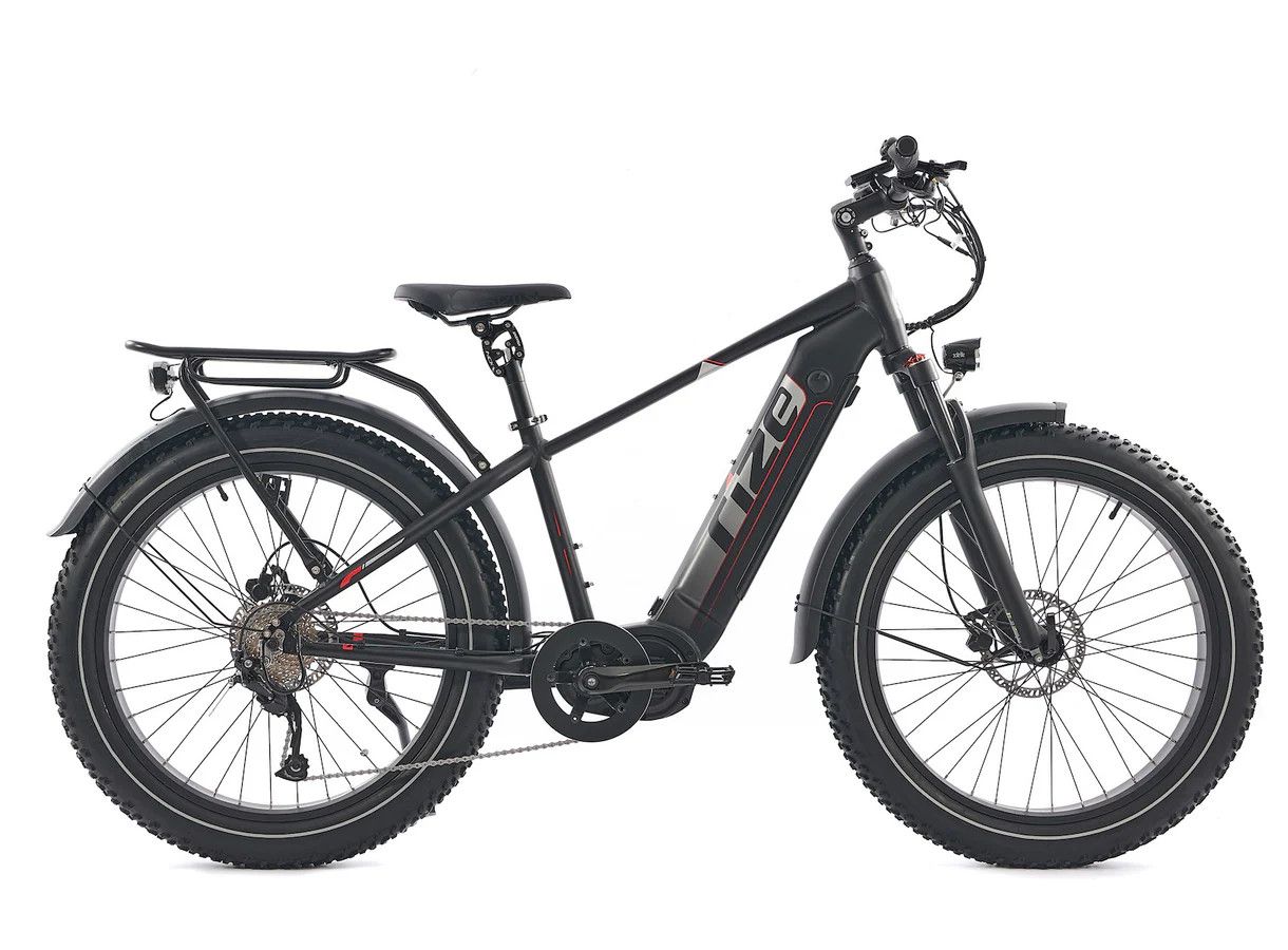 Rize RX Pro Mid-Drive eBike, Color: Matte Black