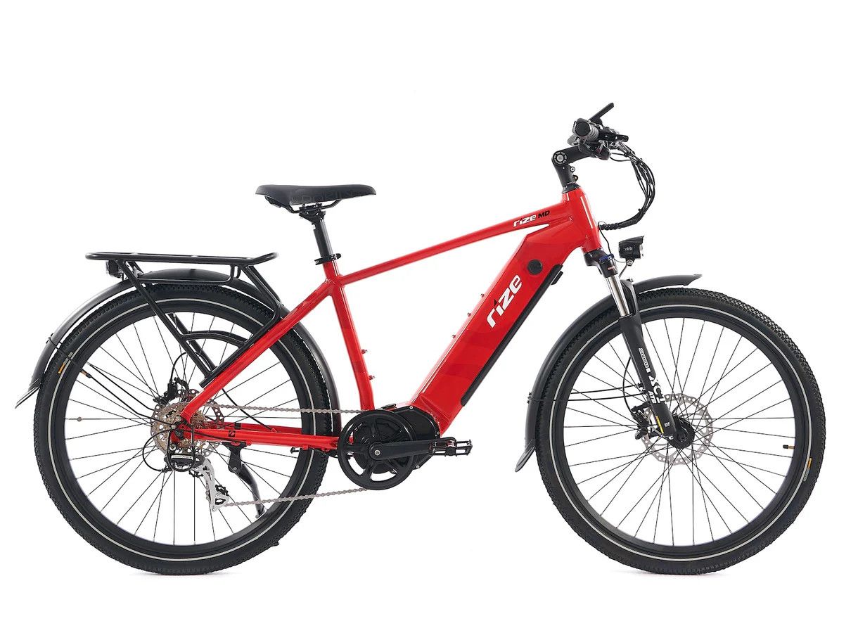 Rize MD Mid-Drive eBike, Color: Gloss Red