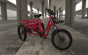 Wolff Charge eTrike, Color: Metallic Matte Red