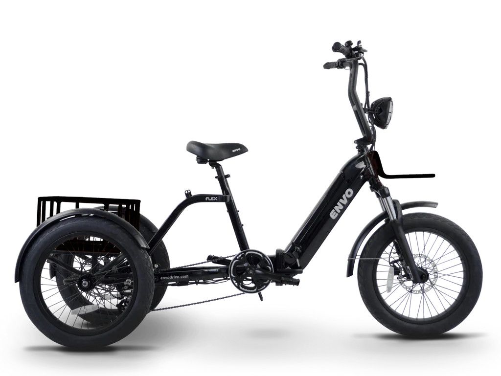 Envo Overland Flex Cargo eTrike, Color: Black
