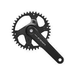 Shimano, ESSA FC-U2000-1, Crankset, Speed: 7/8, BCD: Rivets, 40, Square, 175mm, w/ Chain Guard, Black, EFCU20011EB0C