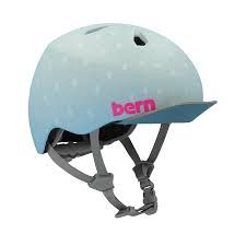 Bern, Nina DVRT, Helmet, XSS, 48 - 51.5cm, Matte Seaglass Polka Dot