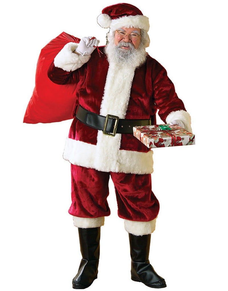 6PC DLX SANTA SUIT CRI