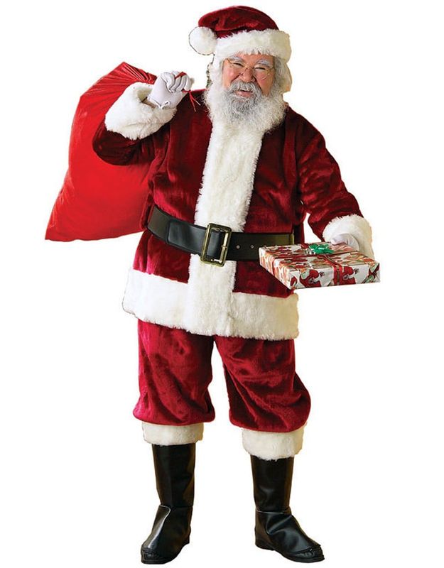 6PC DLX SANTA SUIT CRI