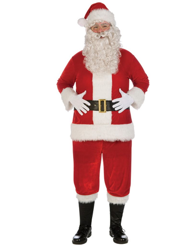DLX PLUSH SANTA SUIT