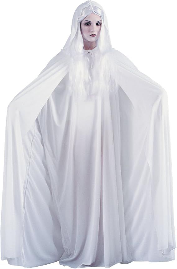 HOODED CAPE WHITE, Size: (ONE SIZE)