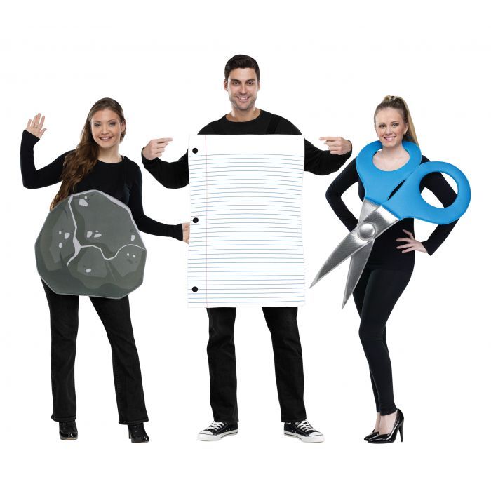 ROCK, PAPER, SCISSOR, Size: (ONE SIZE)