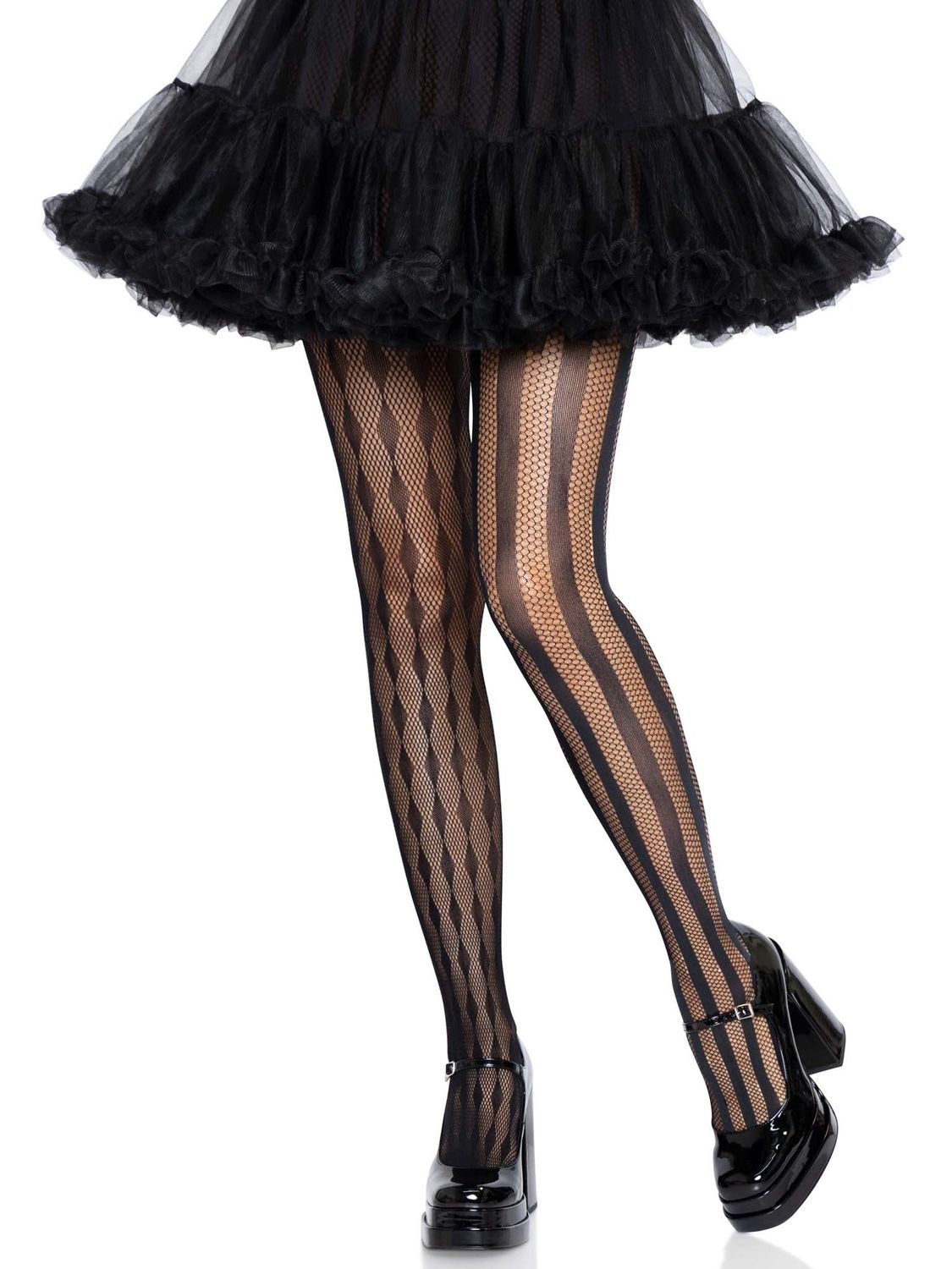 HARLEQUIN TIGHTS BLACK
