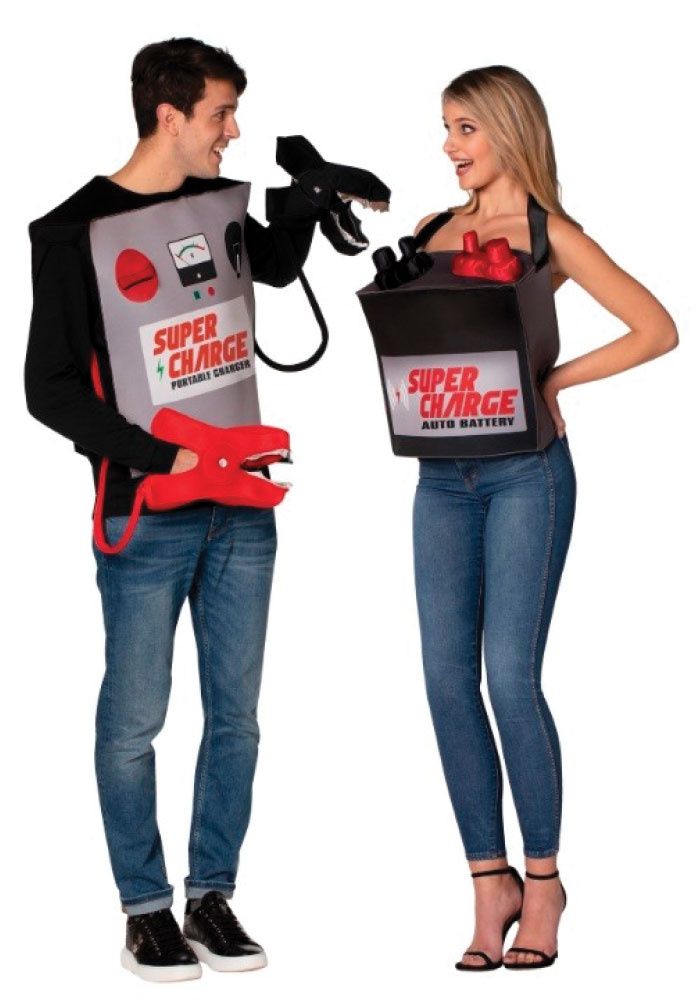 BATTERY AND JUMPER CABLES