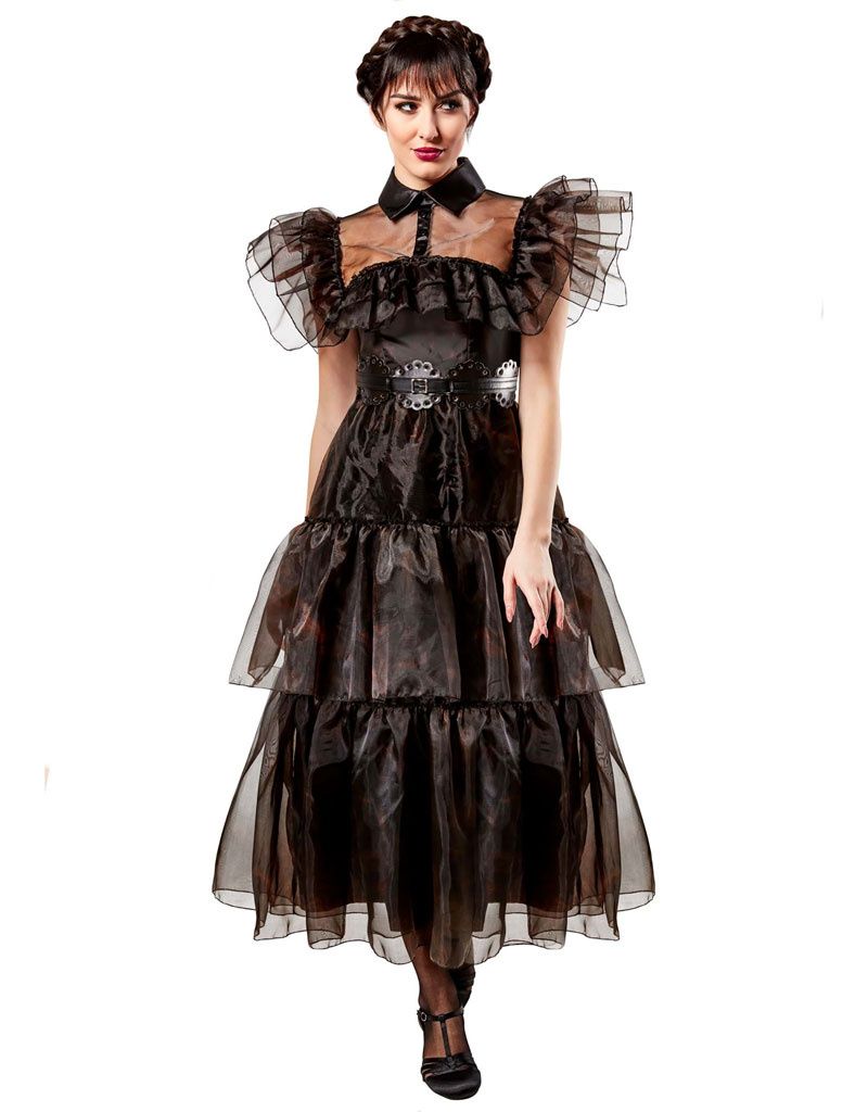 WEDNESDAY ADDAMS RAVE'N DRESS