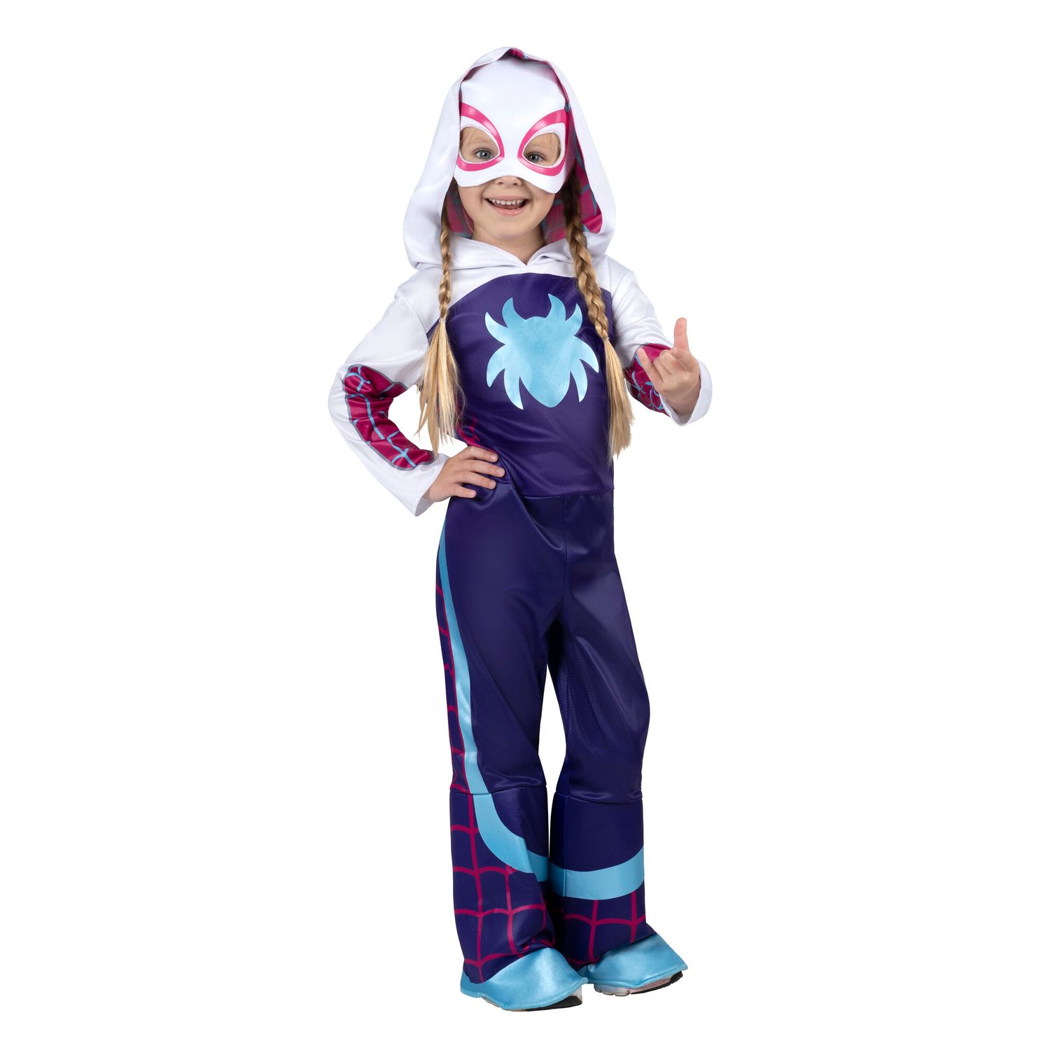 GHOST SPIDER, Size: 3-4 TODDLER