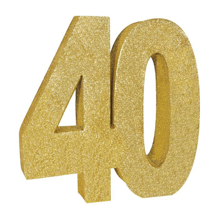 3-D Glittered Centerpiece, Color: 40