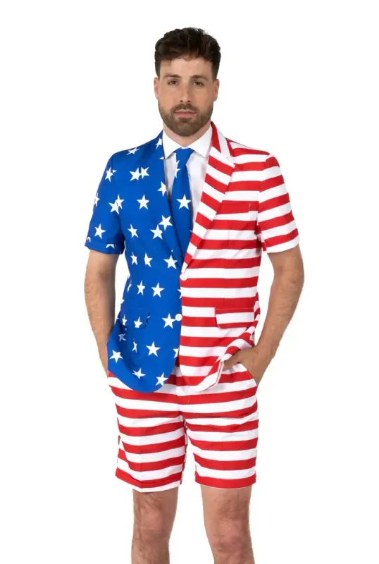SUITMEISTER SUMMER SUIT USA FLAG