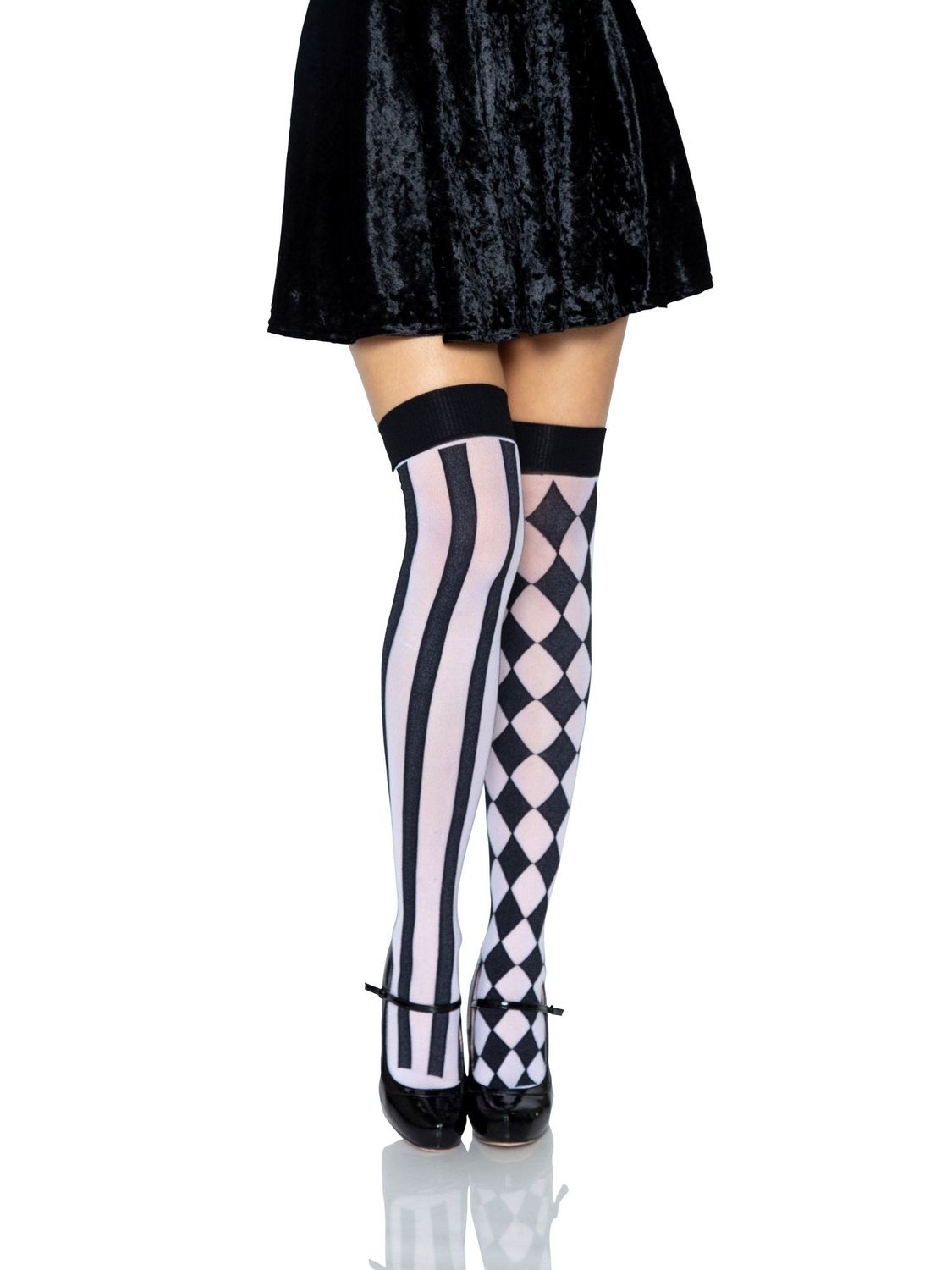THIGH-HIGHS HARLEQUIN ONE SIZE