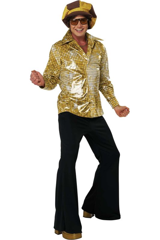 DISCO SHIRT &amp; HAT SET GOLD