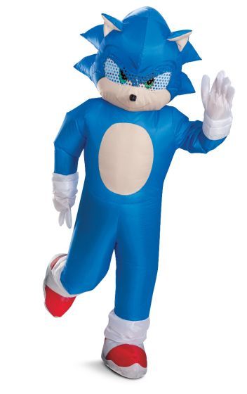 INFLATABLE SONIC ADULT, Size: ONE SIZE