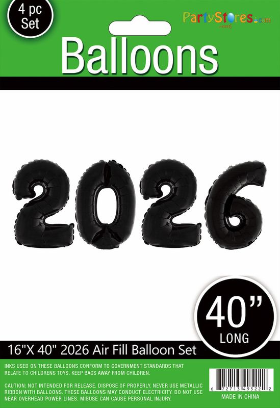 16" FOIL 2026 SET  *DOES NOT FLOAT