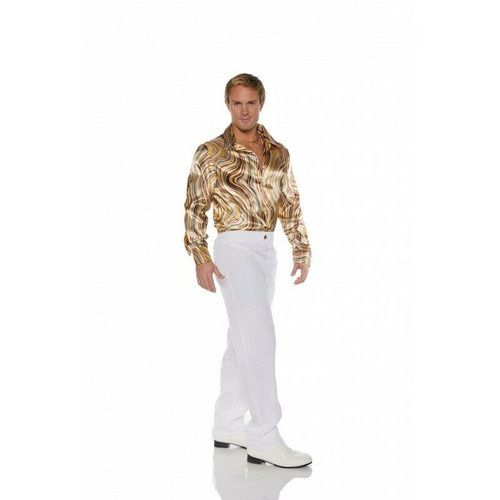 DISCO SHIRT BROWN SWIRLS