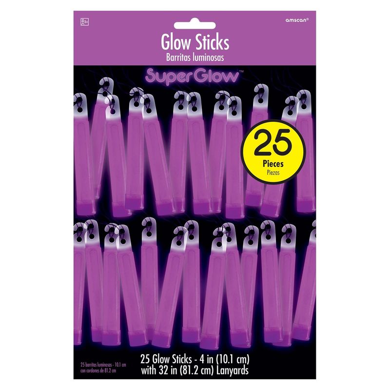 25CT 4in GLOW PURPLE