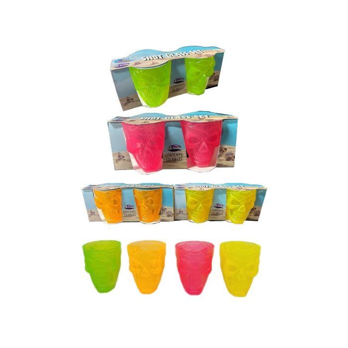 2CT SKULL SHOT GLASS