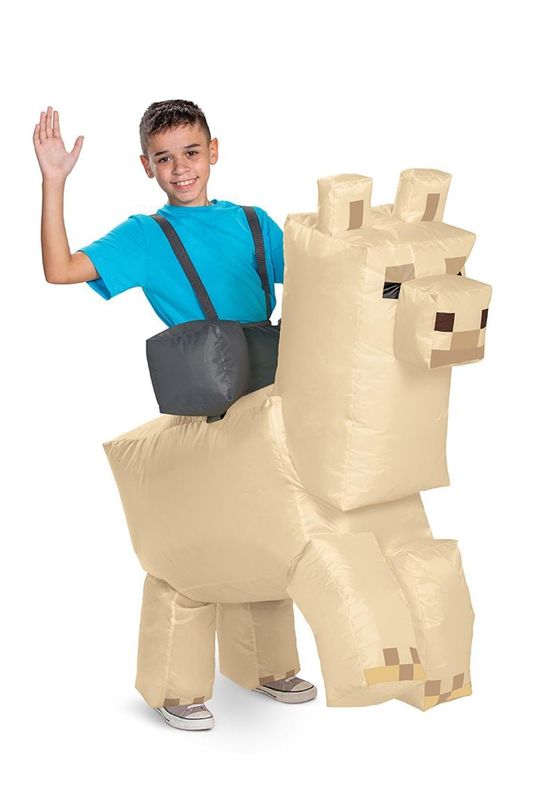 LLAMA RIDE ON MINECRAFT