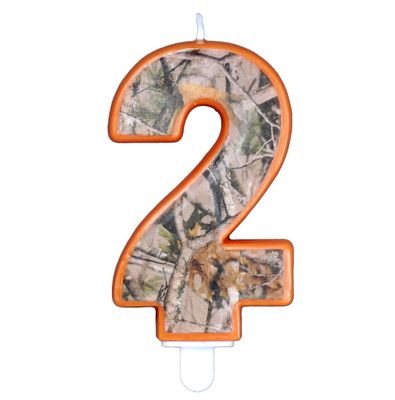 NEXT Camo – Birthday Candle – Number Two
