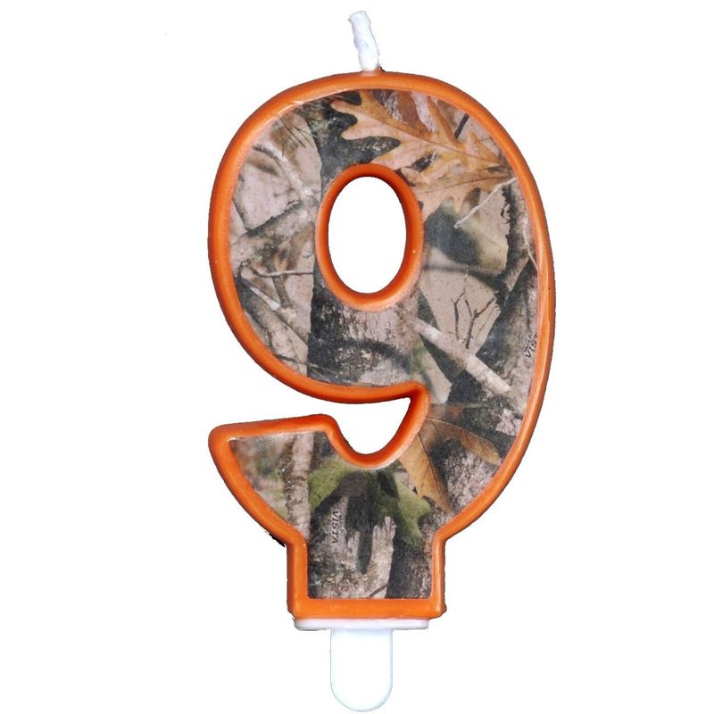 NEXT Camo – Birthday Candle – Number Nine