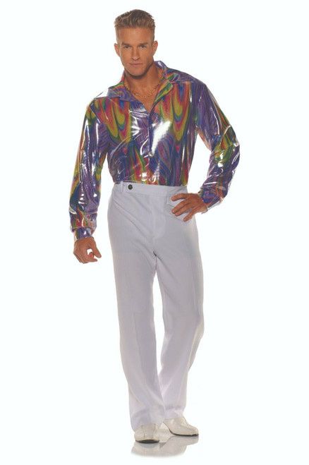 DISCO SHIRT PURPLE SWIRL