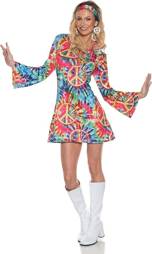 60'S TIE DYE DRESS