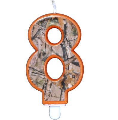 NEXT Camo – Birthday Candle – Number Eight