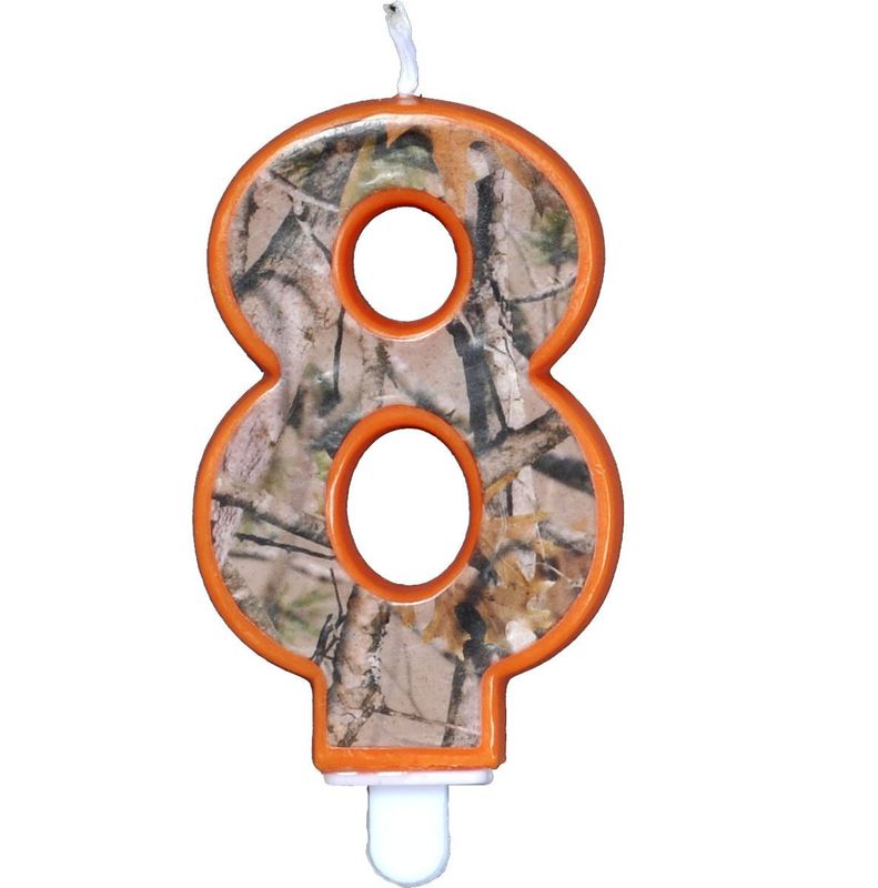 NEXT Camo – Birthday Candle – Number Eight
