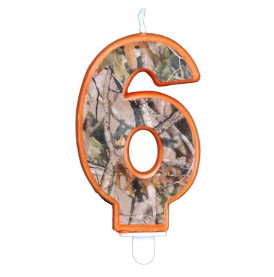 NEXT Camo – Birthday Candle – Number Six