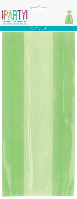 30CT CELLO BAG LIME