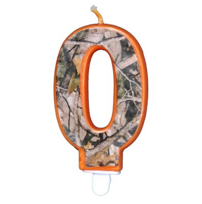 NEXT Camo – Birthday Candles – Number ZERO