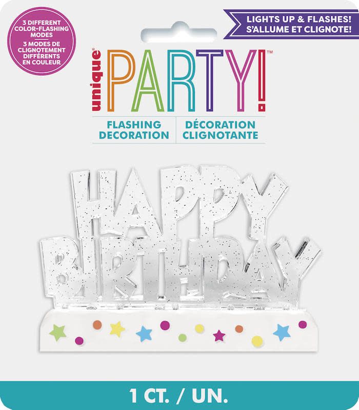 FLASH CANDLE HAPPY BDAY