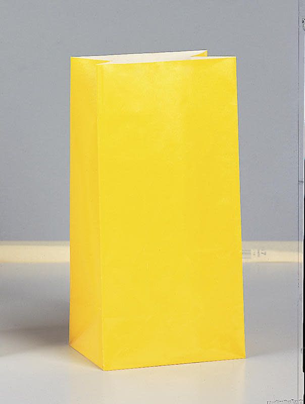 12CT PAPER BAG YELLOW