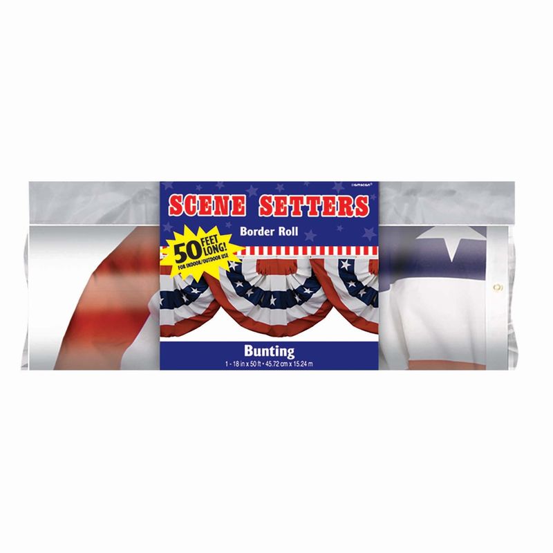 Scene Setters® Patriotic Bunting Border Roll