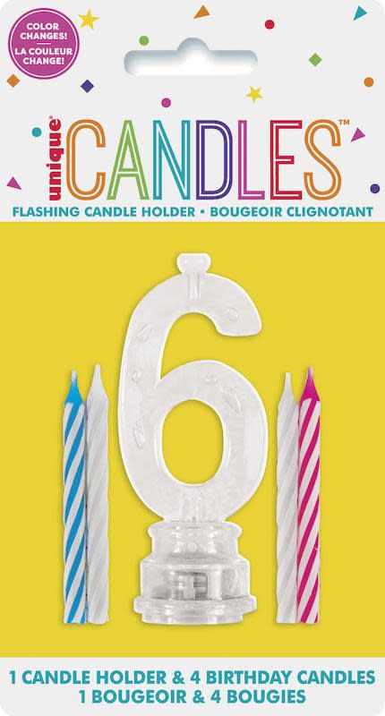 FLASHING CANDLE 6