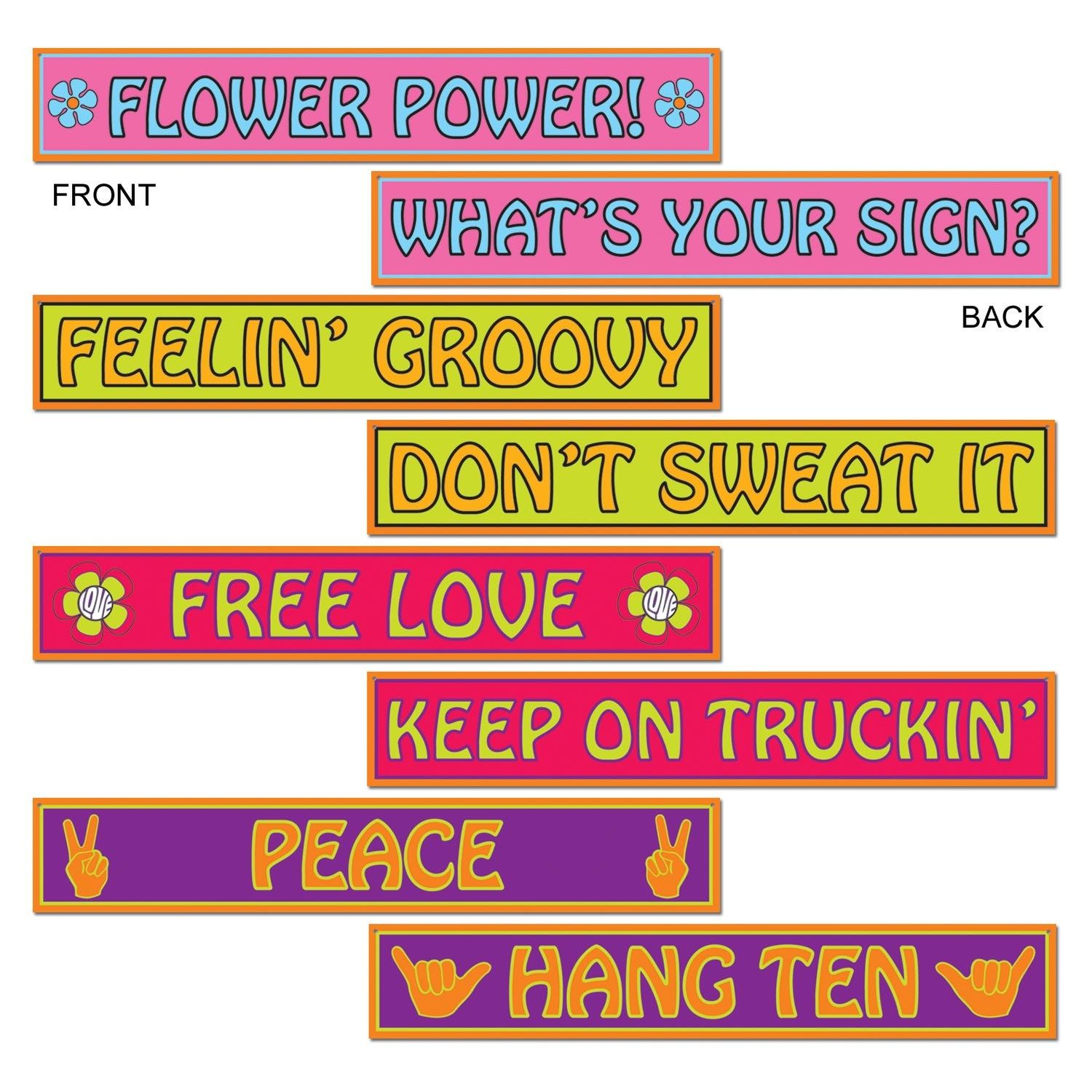 4CT STREET SIGNS 60S