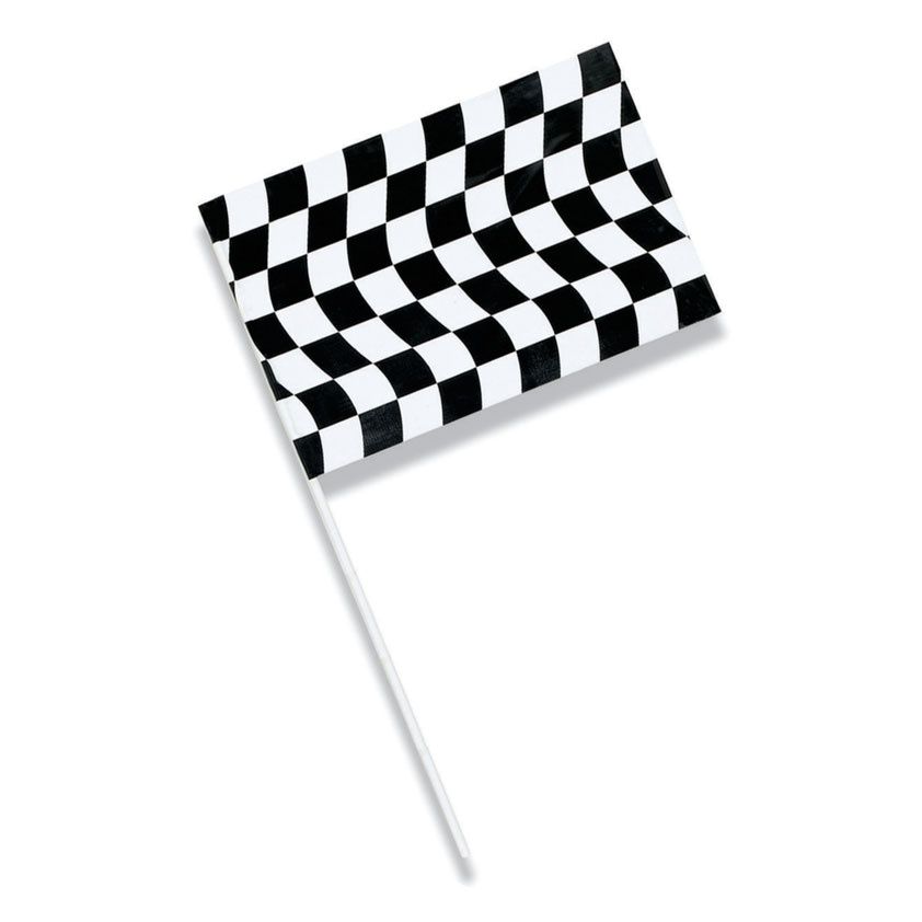 CHECKERED FLAG BLACK/WHITE