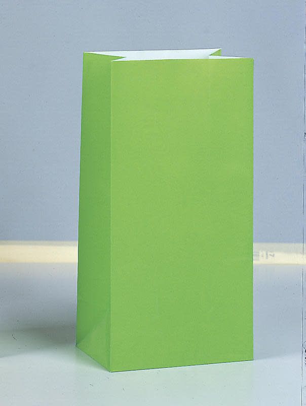 12CT PAPER BAG LIME