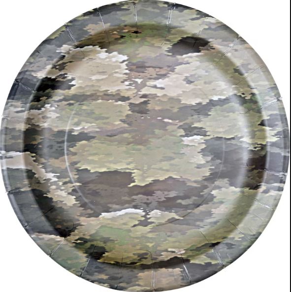 American Heroes 7” Dessert Plates - 8 Count