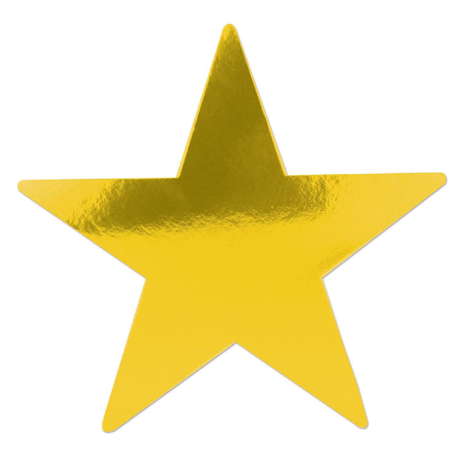 Gold Foil Star Cutout - 5in