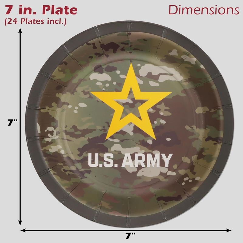 8CT 7in U.S. ARMY