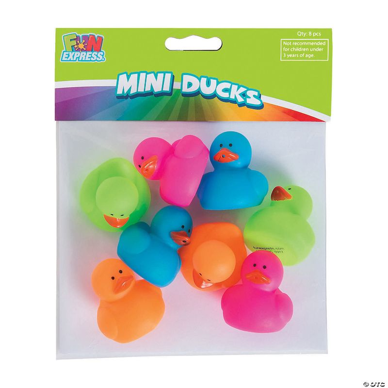 8CT MINI NEON DUCKIES