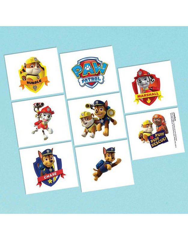 TATTOOS PAW PATROL