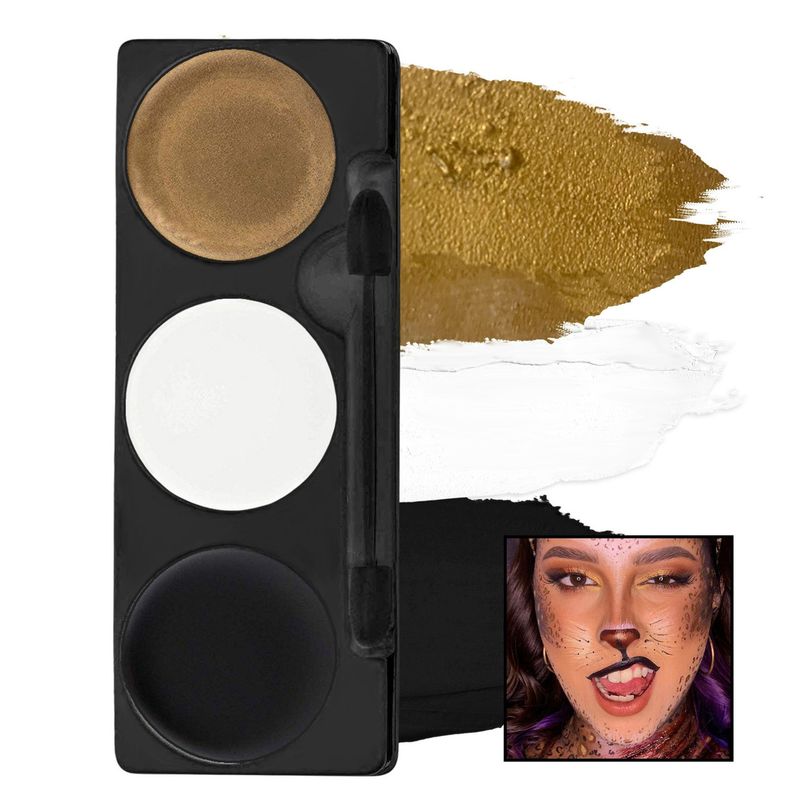 TRI-COLOR MAKEUP PALETTE CAT/ANIMAL