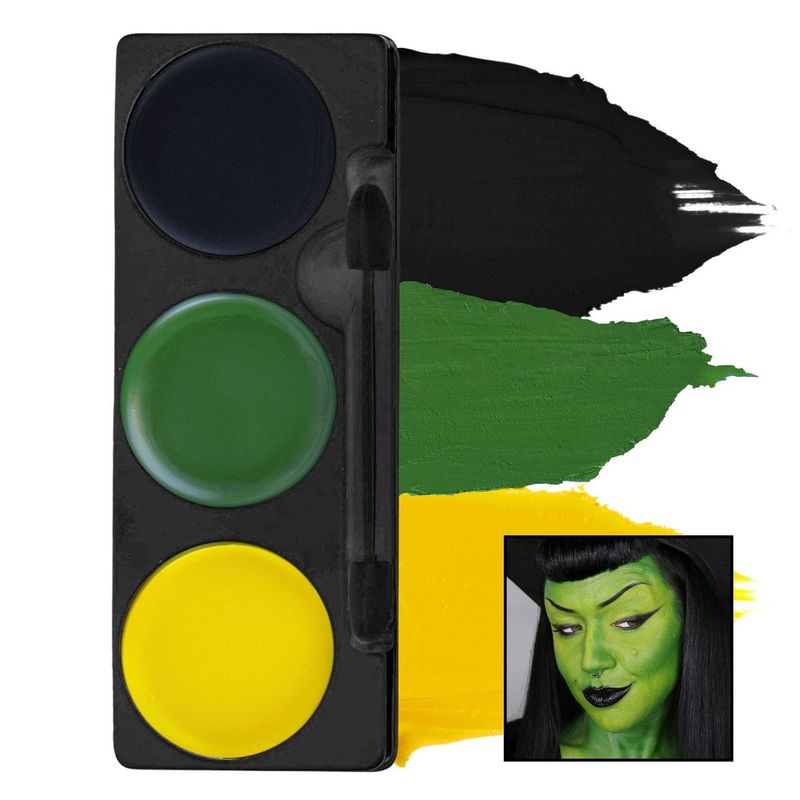 TRI-COLOR MAKEUP PALETTE GHOUL/WITCH