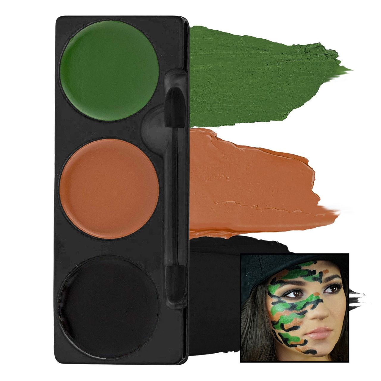 TRI-COLOR MAKEUP PALETTE CAMOUFLAGE
